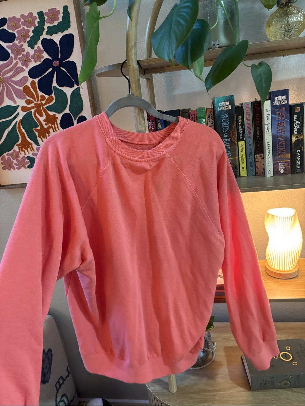 O'Neill Pink Coral Crewneck Sweatshirt - Picture 3 of 3